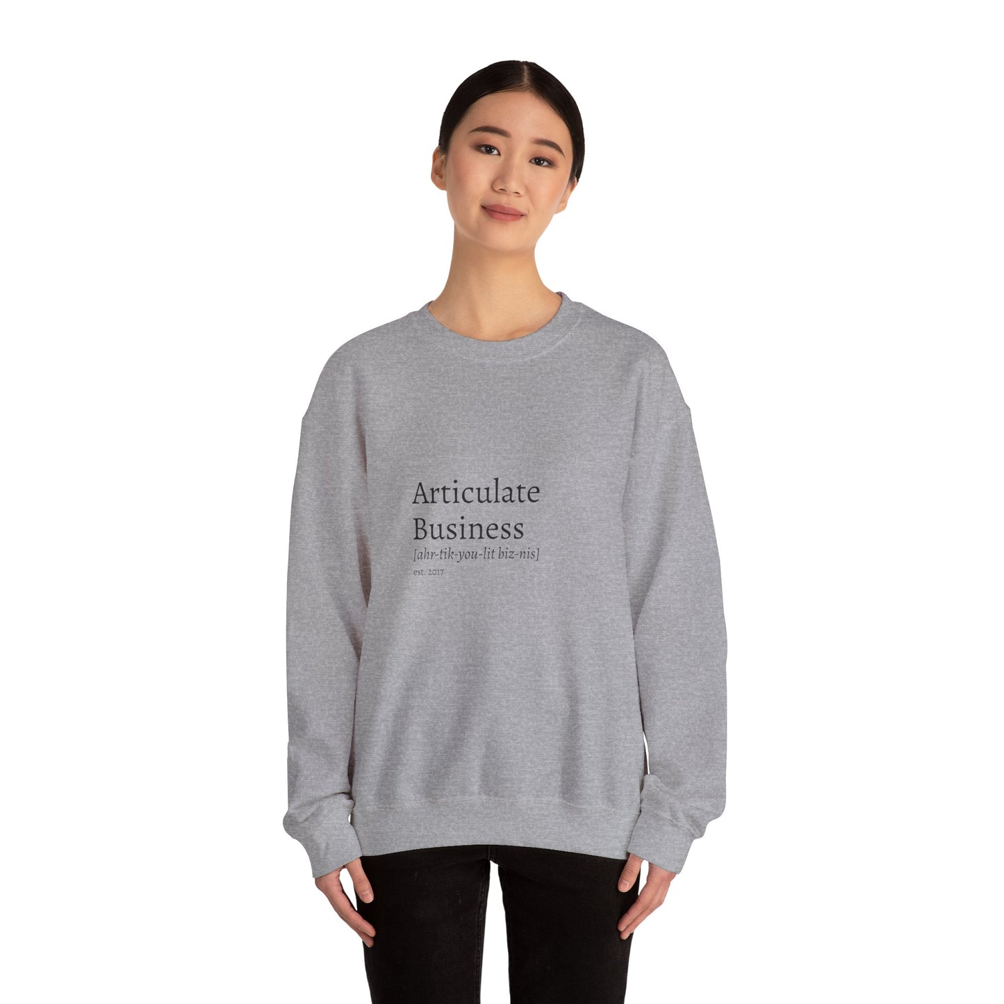Articulate Business Classic Crewneck Sweatshirt | Defined & Delivered