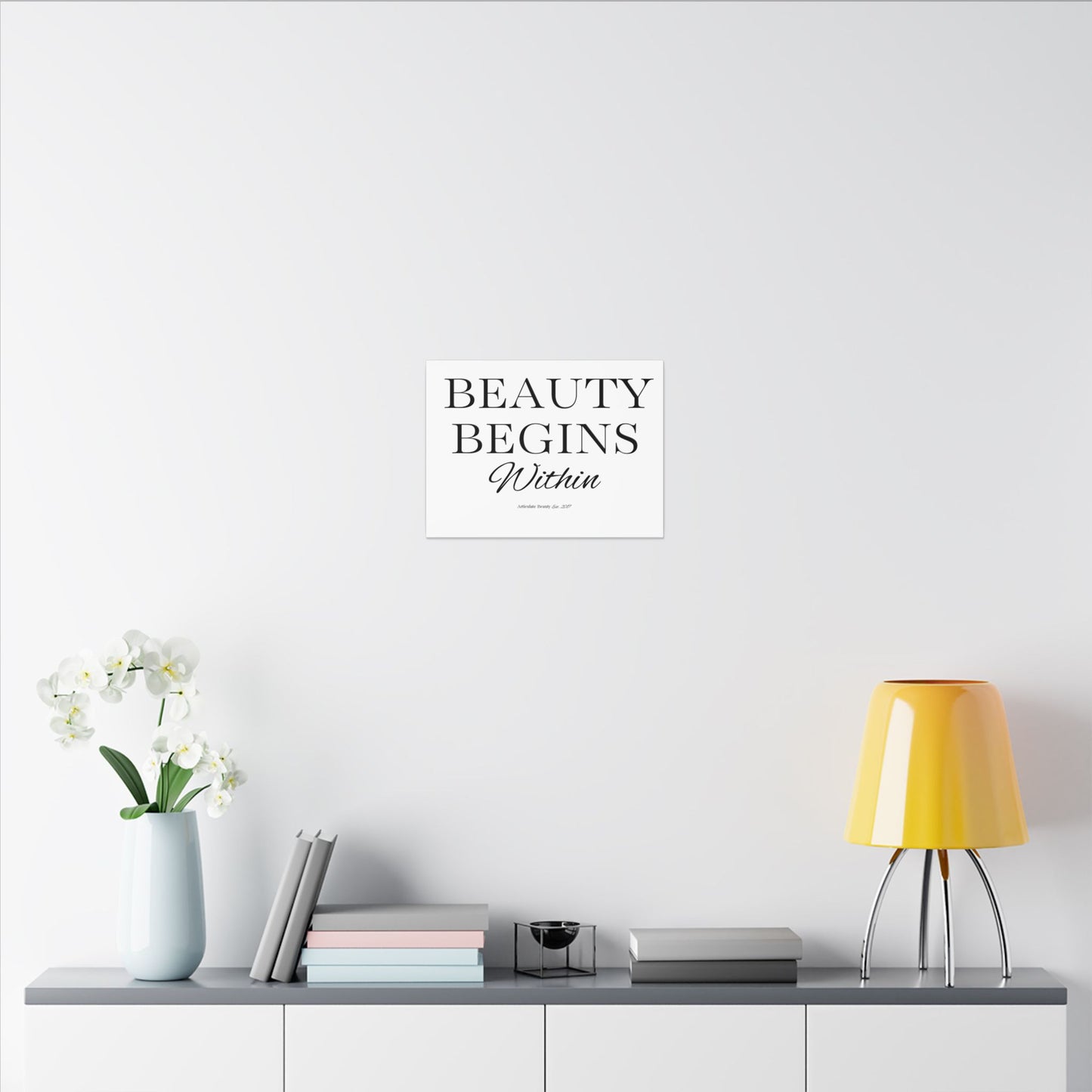 Beauty Begins Within Canvas | Articulate Beauty