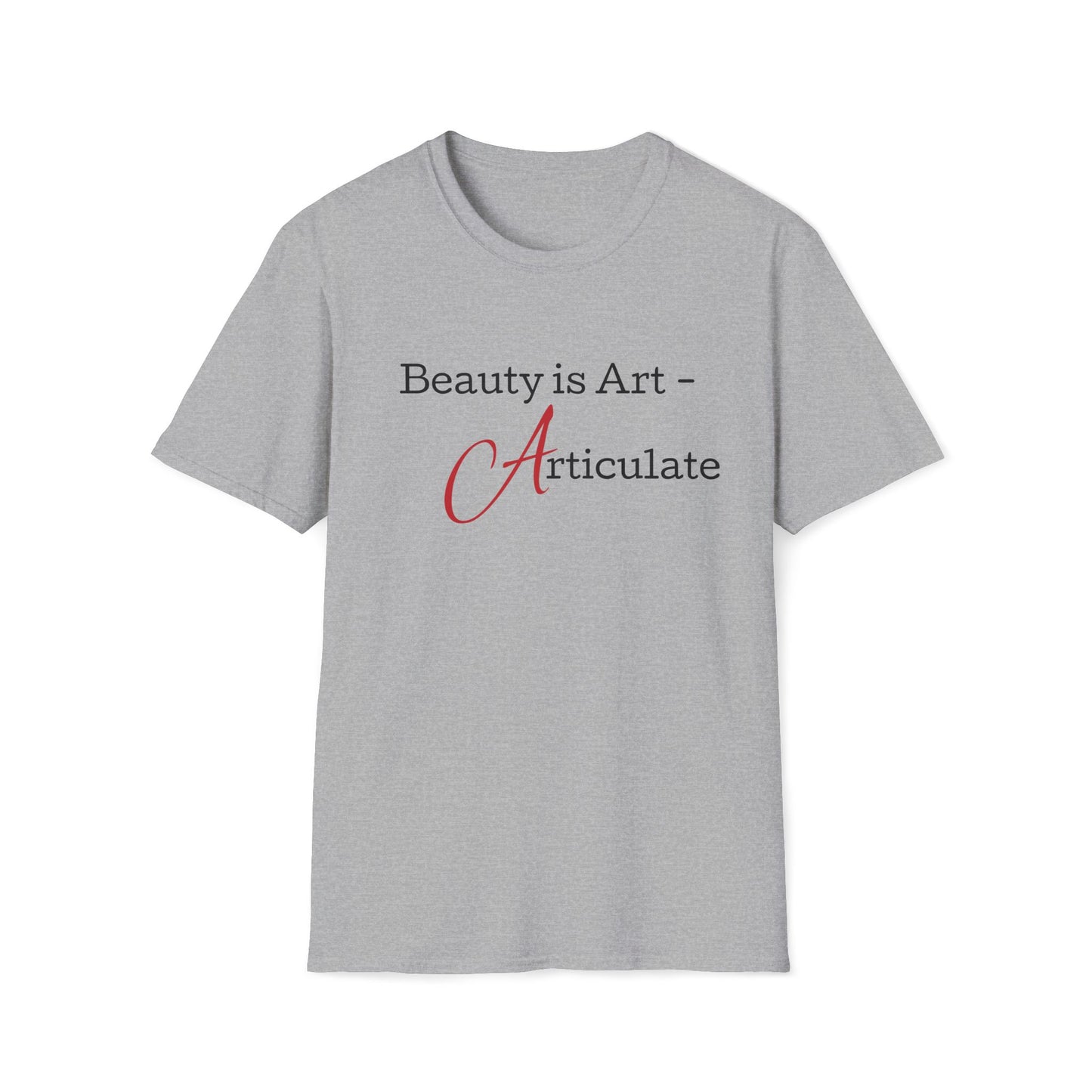 Beauty Is Art – Signature Tee | Articulate Beauty