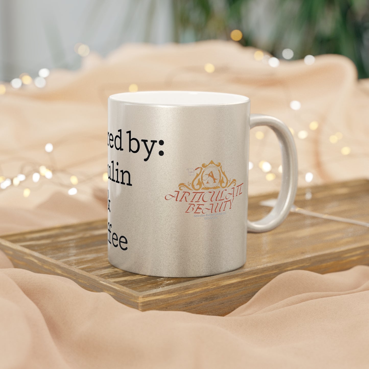 Diabetic Beauty Metallic Mug (Silver\Gold)
