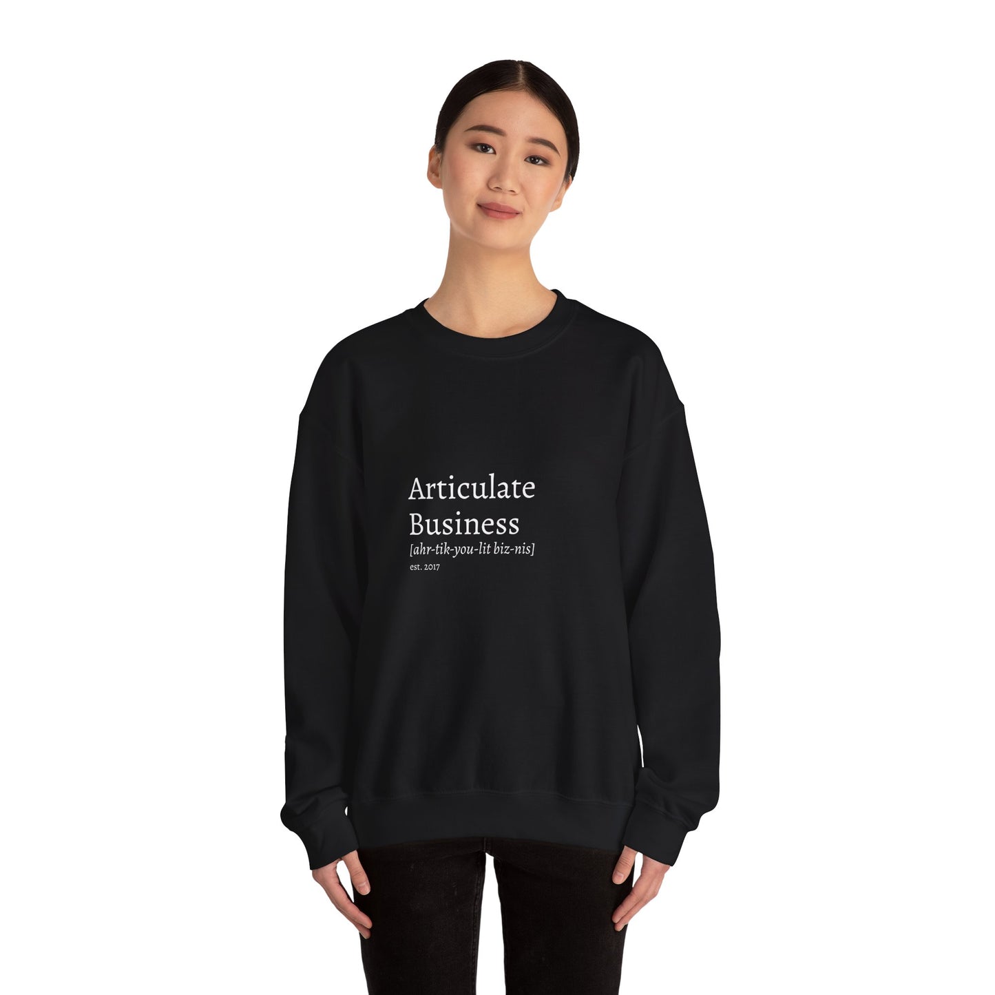 Articulate Business Classic Crewneck Sweatshirt | Defined & Delivered