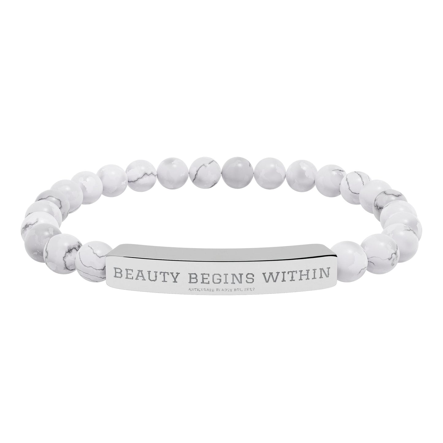 Articulate Beauty Natural Stone Bar Bracelet