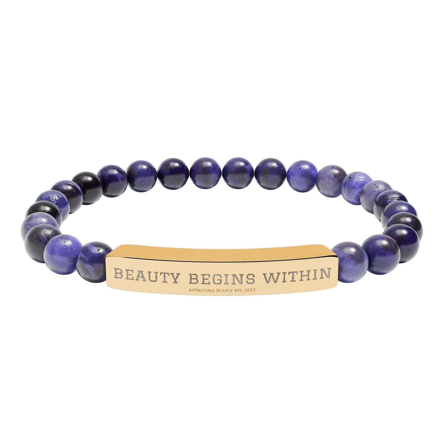 Articulate Beauty Natural Stone Bar Bracelet