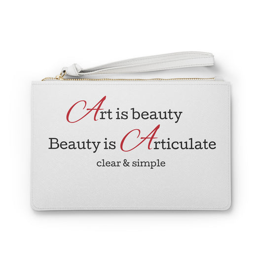 Art Is Beauty Cosmetic Bag | Articulate Beauty