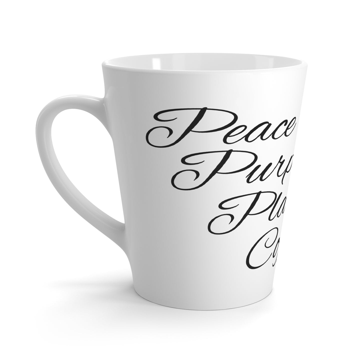 Peace. Purpose. Plans. Coffee. Signature Mug