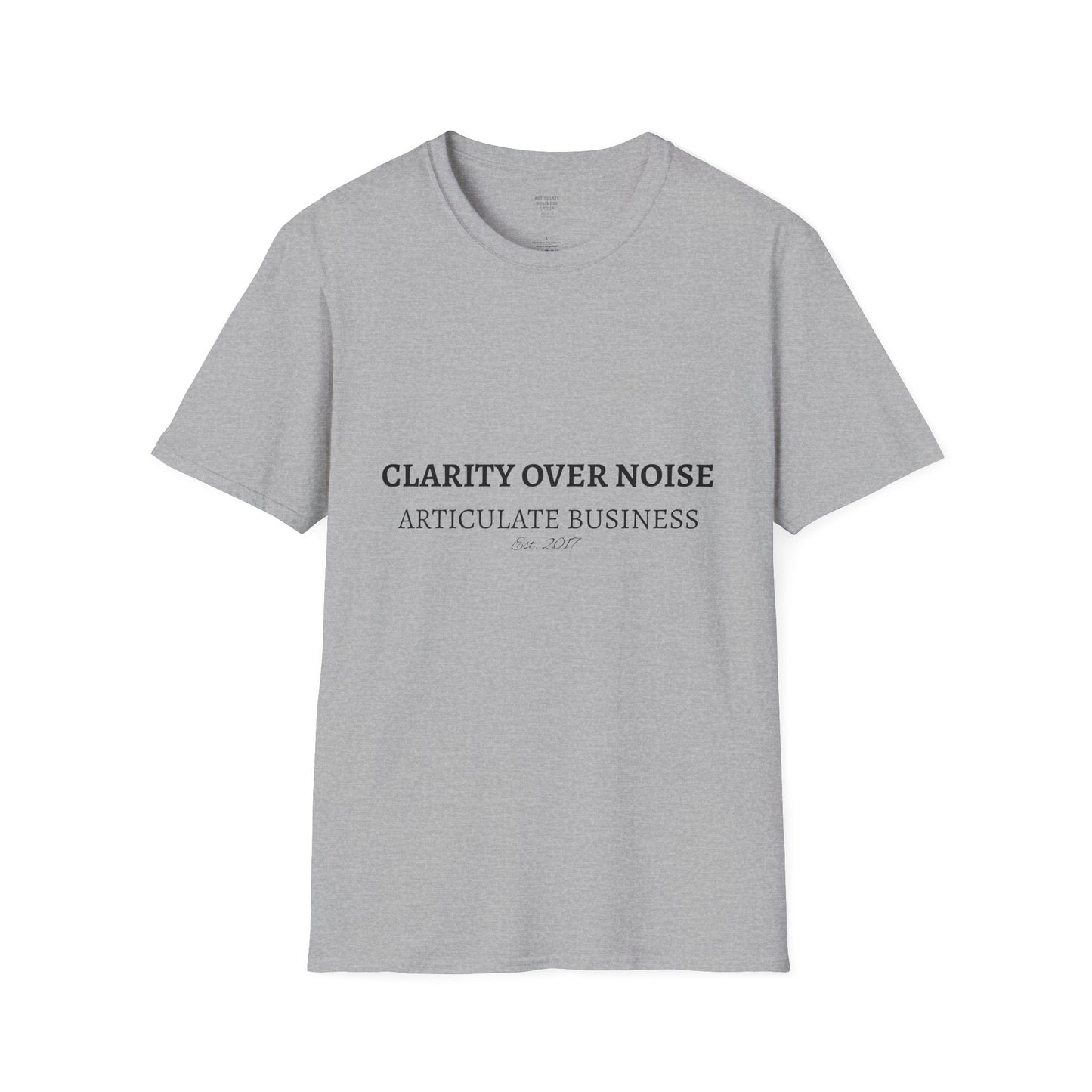 Clarity Over Noise T-Shirt | Articulate Business
