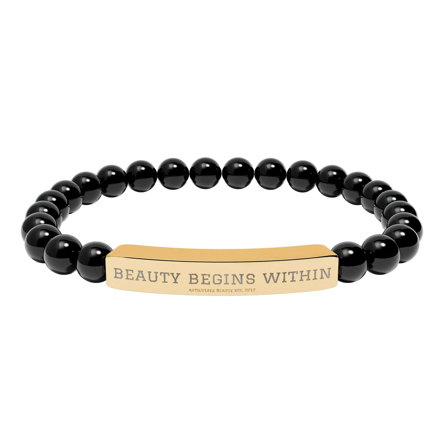 Articulate Beauty Natural Stone Bar Bracelet