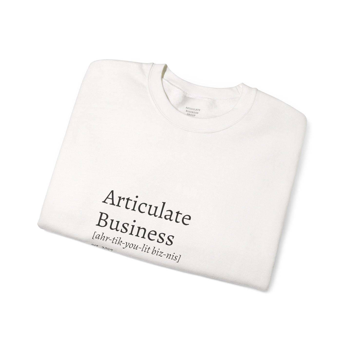 Articulate Business Classic Crewneck Sweatshirt | Defined & Delivered