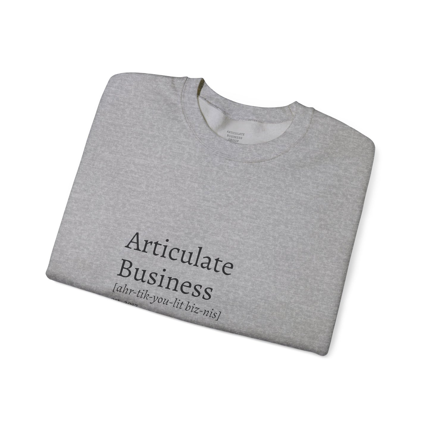 Articulate Business Classic Crewneck Sweatshirt | Defined & Delivered
