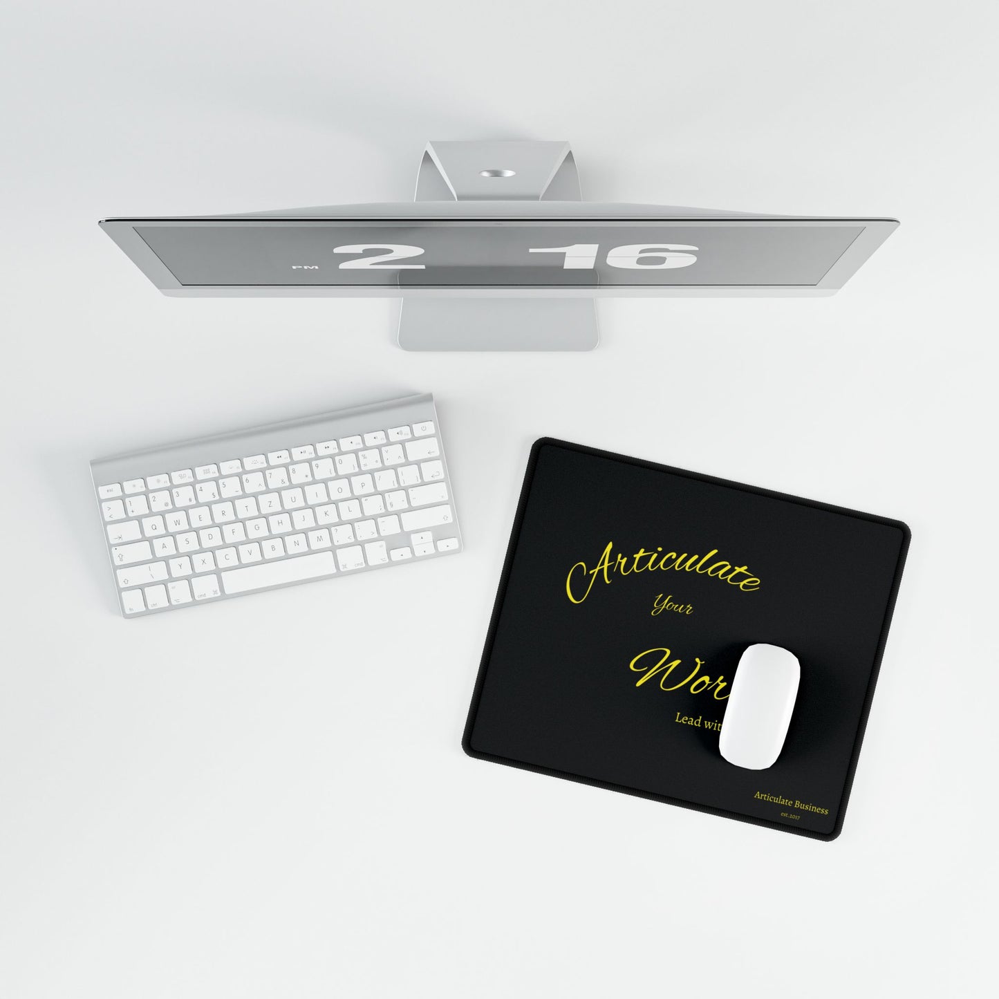Articulate Your Worth Desk Mat