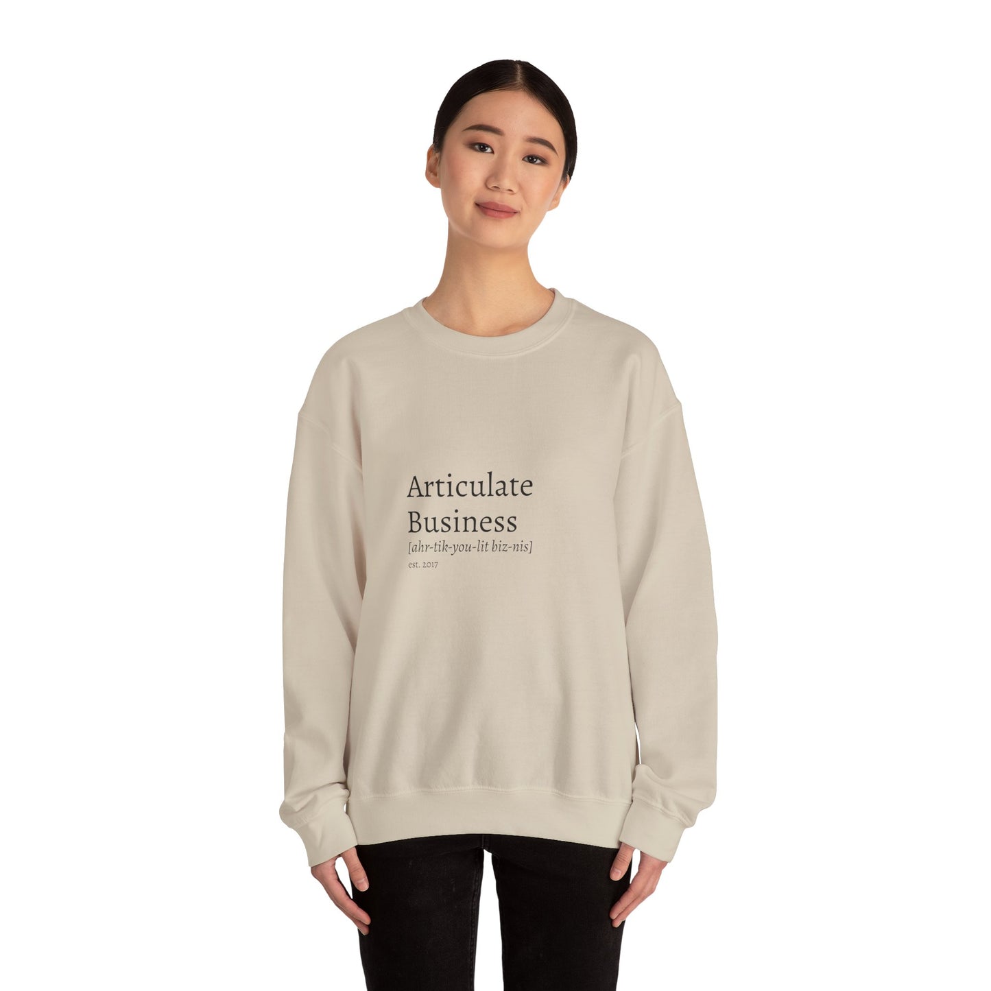 Articulate Business Classic Crewneck Sweatshirt | Defined & Delivered