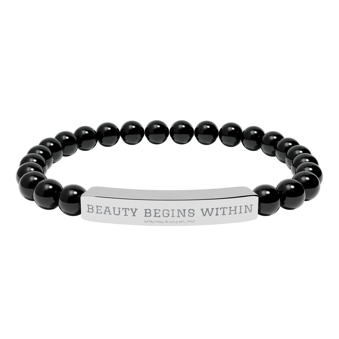 Articulate Beauty Natural Stone Bar Bracelet