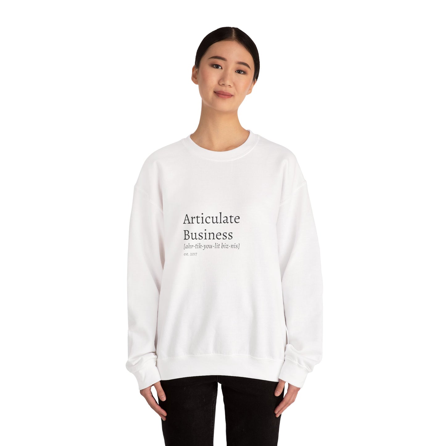 Articulate Business Classic Crewneck Sweatshirt | Defined & Delivered