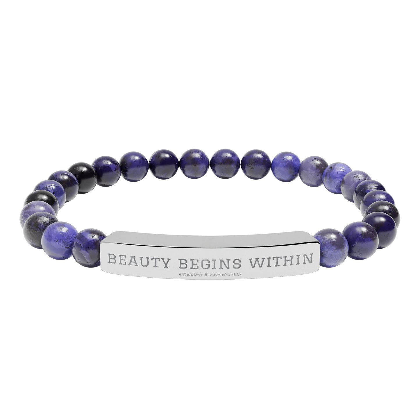Articulate Beauty Natural Stone Bar Bracelet