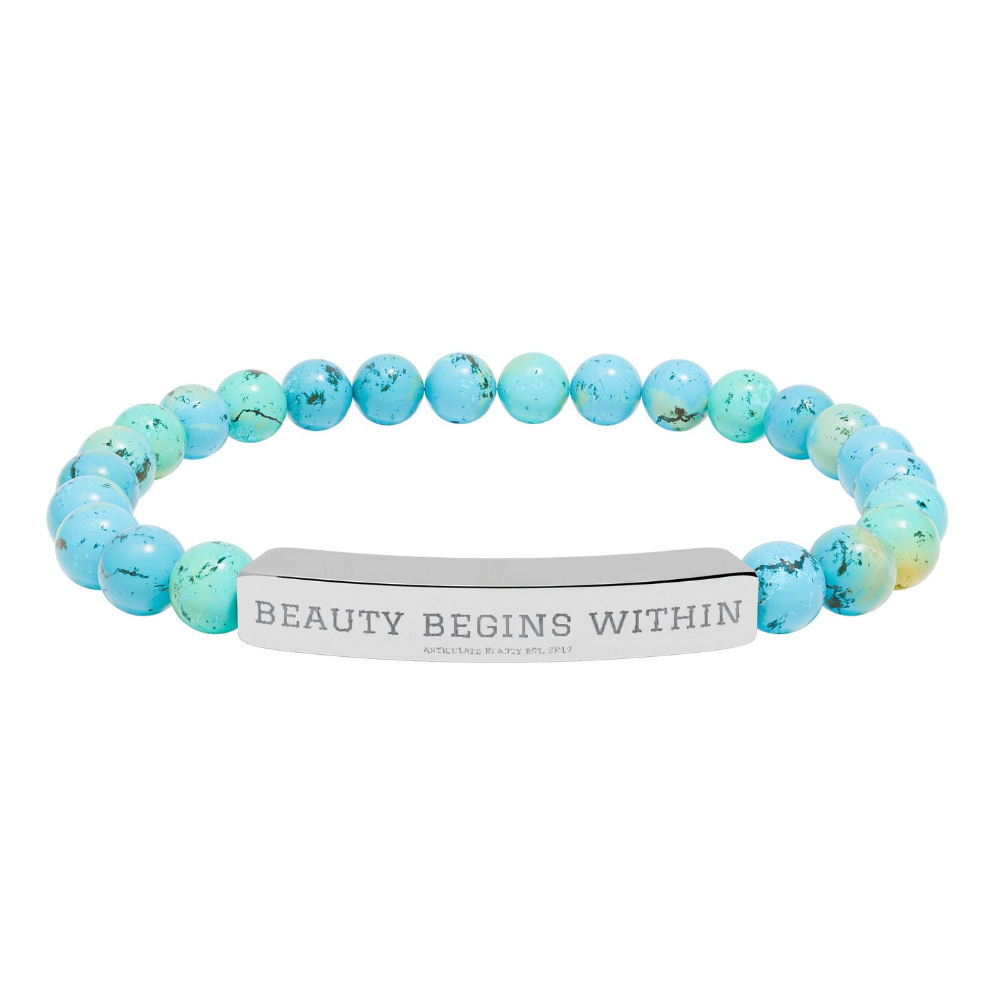 Articulate Beauty Natural Stone Bar Bracelet
