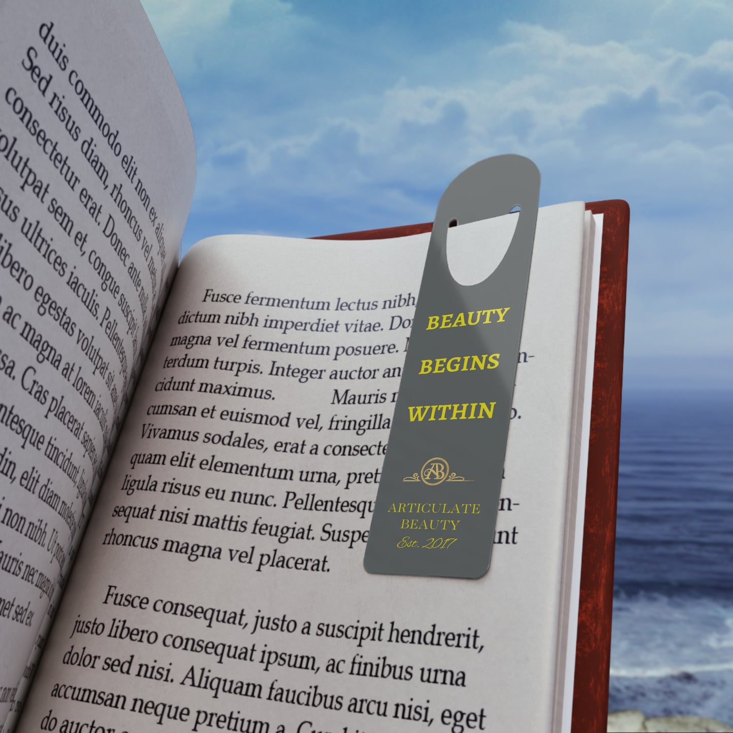 Beauty Begins Within Bookmark | Articulate Beauty