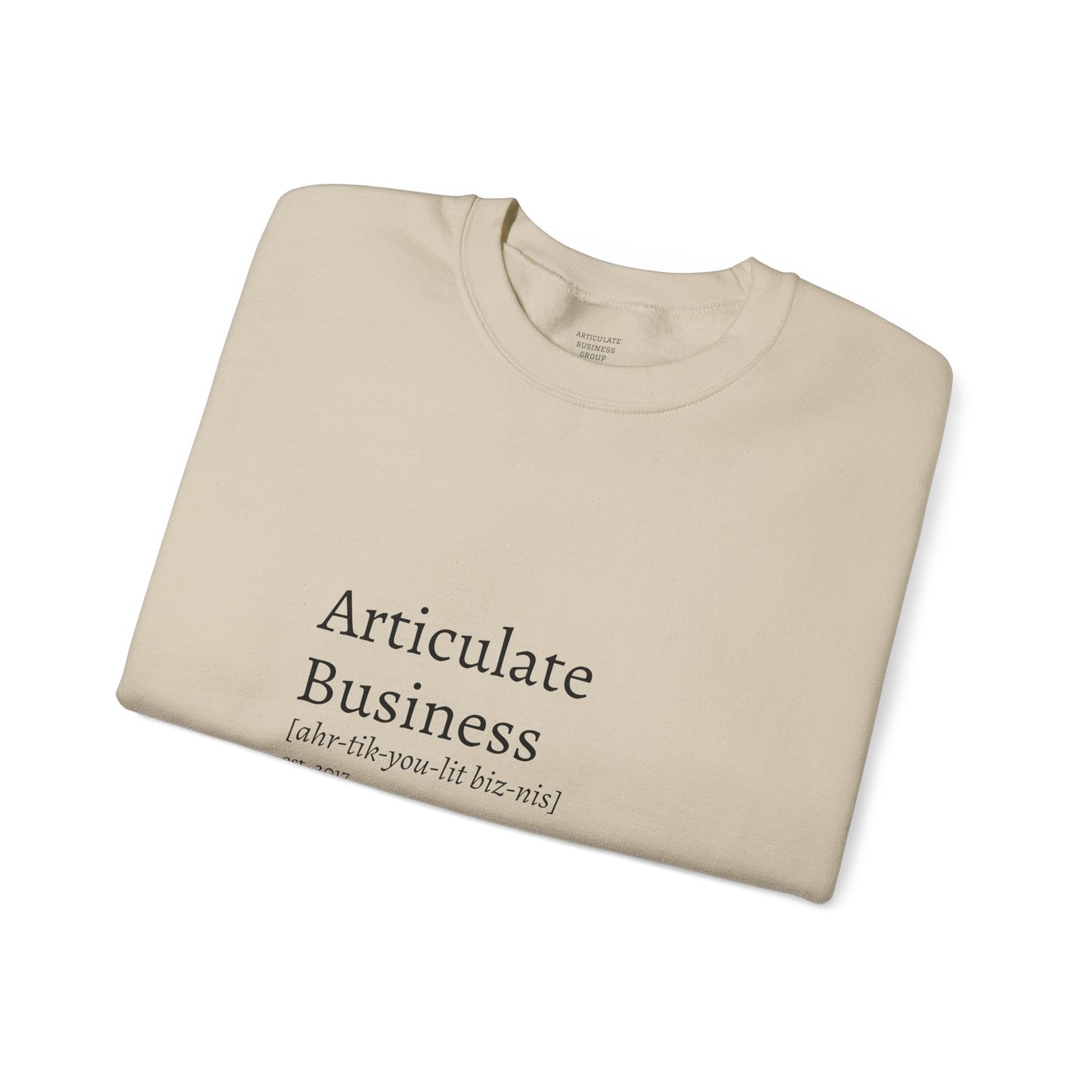 Articulate Business Classic Crewneck Sweatshirt | Defined & Delivered