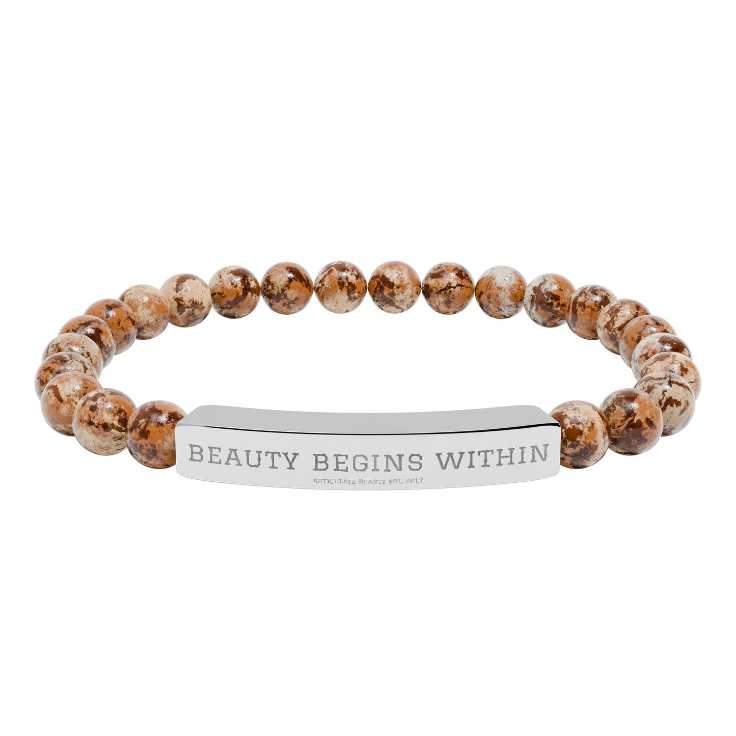 Articulate Beauty Natural Stone Bar Bracelet