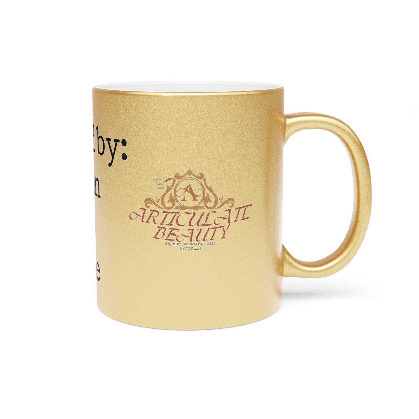 Diabetic Beauty Metallic Mug (Silver\Gold)